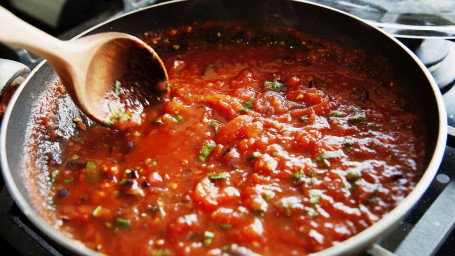 Dried Anchovies In Tomato Sauce