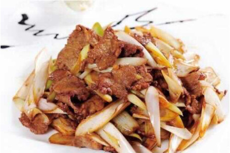 Beef With Ginger And Spring Onions Cōng Bào Niú Ròu