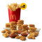 40 Stk. Chicken Mcnuggets 2 Store Pommes Frites