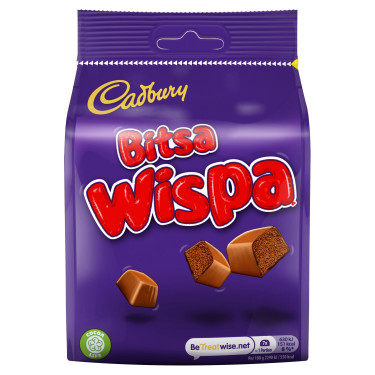 Cadbury Chokolade Bitsa Wispa 110G