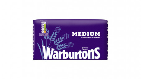 Warburtons Mellem Skiveskåret Blødt Hvidt Brød 800G