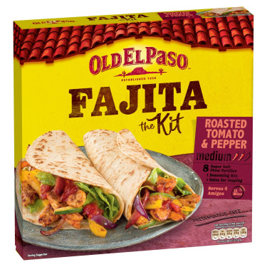 Gammel El Paso Tomat Peber Fajita Kit 500G