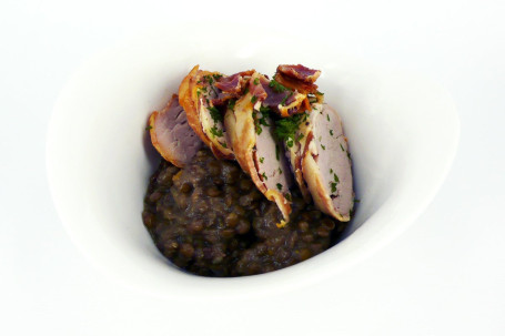 Pork Fillet With Lentils