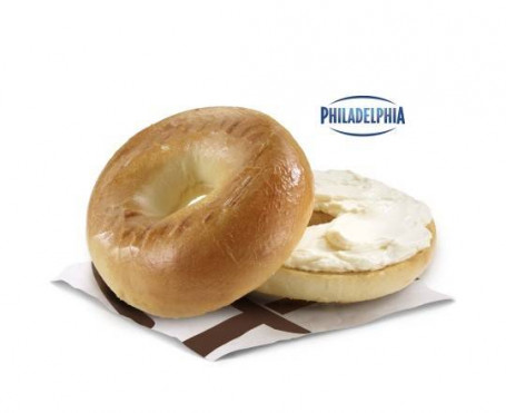 Almindelig Bagel Med Almindelig Flødeostprodukt [370,0 Cals]