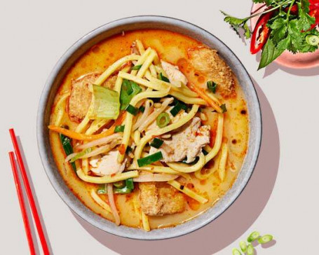 Kylling Malaysisk Kokosnød Laksa