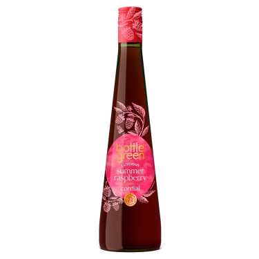 Flaskegrøn Luscious Summer Raspberry Cordial 500Ml