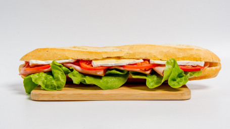 Ham, Cheese Tomato Baguette