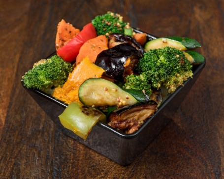 Roasted Vegetables With Honey And Seeded Mustard