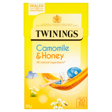 Twinings Camomile Honning Vanilje Teposer 20 Stk