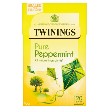 Twinings Pure Peppermint Teposer 20 Stk