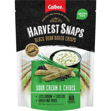 Harvest Snaps Sour Cream Chives 85G