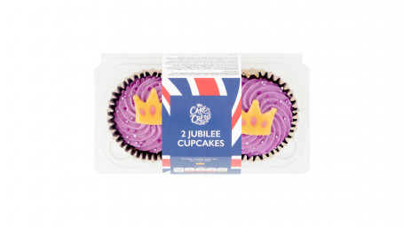 The Cake Crew Jubilee Cupcakes 2Pk