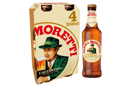 Birra Moretti Lagerøl 4X330Ml