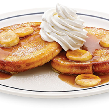 Bananer Foster Brioche French Toast Combo