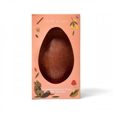 Caramelised Coconut Milk Chocolate Egg