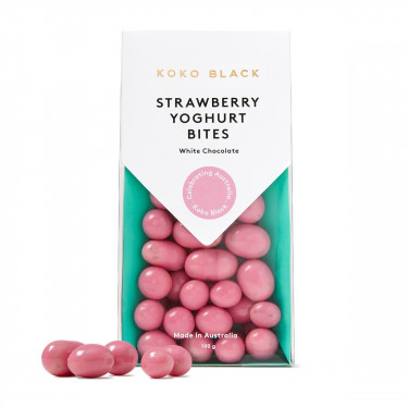 Strawberry Yoghurt Bites 100G White Chocolate