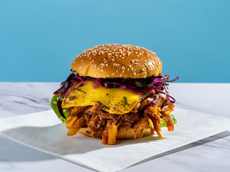 Bbq Jack Fruit Burger Vegan