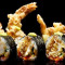 Softshell Crab Maki, Chili Mayonnaise, Cucumber And Wasabi Tobiko Sauce