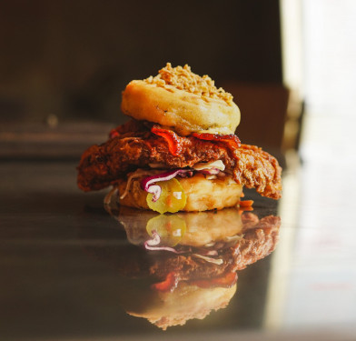 Donut Chicken Burger