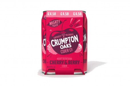 Crumpton Oaks Cider Cherry Berry 4 X 440Ml