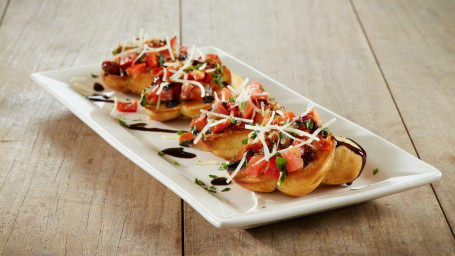 Nye Hvidløgsknude Bruschetta Bites