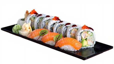 Dynamite (10 Stk) Lakse Sushi (3 Stk)