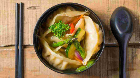 Gyoza Suppe (4 Stk)