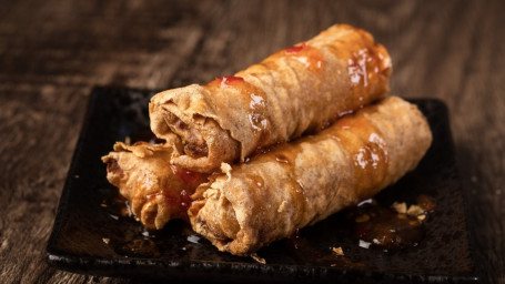 Deep Fried Shrimp And Pork Spring Roll