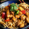 Braised Chicken With Hand-Pulled Noodle (Boneless) Wú Gǔ Huáng Mèn Jī Shǒu Gōng Lā Miàn