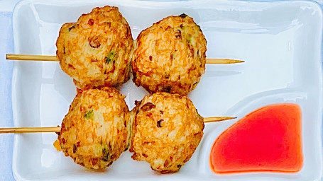 Scallop Balls On Skewer