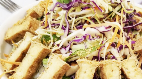 Paradise Salad With Crispy Tofu