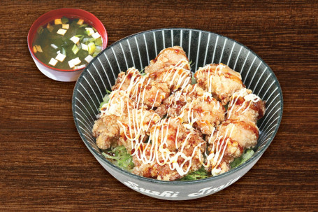 Chicken Karaage Rice Bowl Set (3797 Kj)