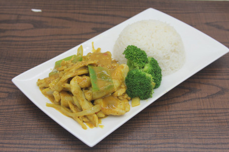 R14 Satay Chicken On Rice