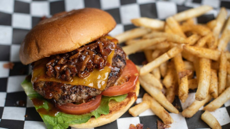 Brisket Bacon Jam Burger