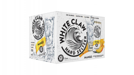 White Claw Hard Seltzer Mango Can (12 Oz X 12 Ct)