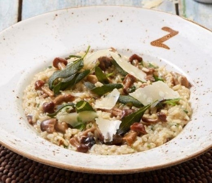 Risotto Med Ristede Svampe (V)