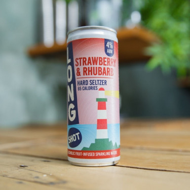 Long Shot Seltzer Strawberry And Rhubarb 330Ml 4