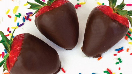 3 Chocolate Covered Strawberries