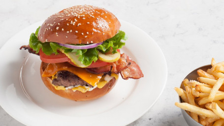 Cajun Chicken Cheddar Burger