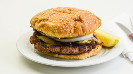 1/2 Lb. Svampe Schweizisk Burger