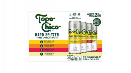 Topo Chico Hard Seltzer Variety-Dåse (12 Oz X 12 Ct)