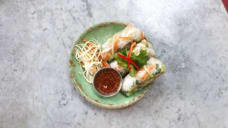 Fresh Veggie Summer Rolls (N)