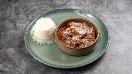 Champaran Gosht, Steamed Rice