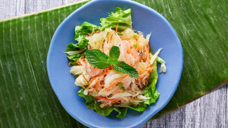 Pomelo And Prawns Salad Yòu Zi Xiā Qiú Shā Lǜ