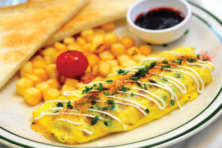 Set Bacon &Cheese Omelette Zhī Shì Yān Ròu Yǎn Liè