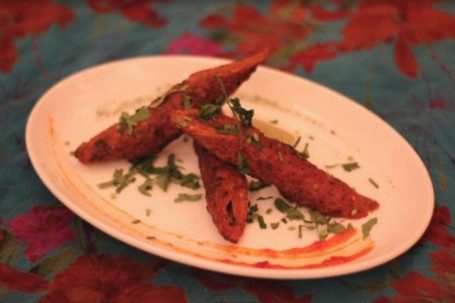 Lamb Seekh Kebab Little Spicy) D)