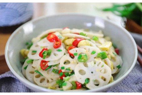 Stir Fried Lotus Roots Slices Chǎo Ǒu Piàn #100