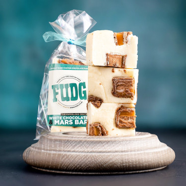 Fudg White Chocolate Mars Bar Chocolate Fudge