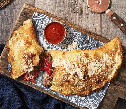 Special Guest Beef Red Pepper Calzone