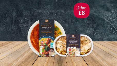 2 For £8 Irresistible Ready Meals